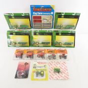 5 Ertl John Deere 5020 Tractors w/Spreaders & more