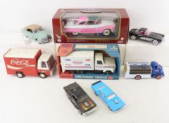 8 Die Cast Vehicles, Corvette, Convertible & more