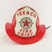 Vintage Plastic Texaco Fire Chief Helmet