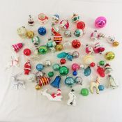 Antique Glass Christmas Ornaments & Other Decor