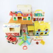 Vintage Fisher Price Fire House, Farm & more