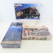 2 Monogram Vehicle & 1 Minicraft Airplane Kits