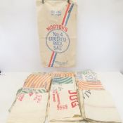 14 Vintage Wheat, Feed & Salt Bags, Minnesota