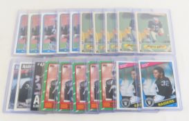 20 Marcus Allen Football Cards & stickers 1980s