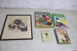 Black Americana Books, Puzzle, Framed Print