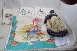 Black Americana Doll, Flour Sack Towels & More