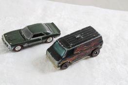 1974 Hot Wheels Redline Super Van, 1968 Camaro