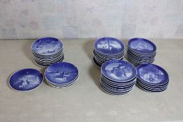48 Royal Copenhagen B&G Christmas Plates