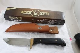 Buck Creek Fixed Blade Knife New in Box