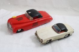 Saunder's Fire Chief Car & Mercedes 300SL Car