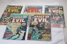 5 Marvel Vault of Evil Comic Books