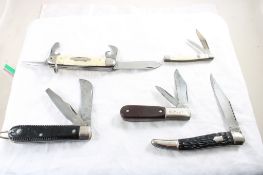 5 Folding Pocket Knives
