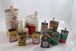 Advertising Oil Cans-Arctic Cat, Cub Cadet, Skelly