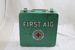 Vintage Red Cross First Aid Kit w/Supplies