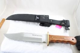 Winchester Bowie Knife in Sheath Appears Unused