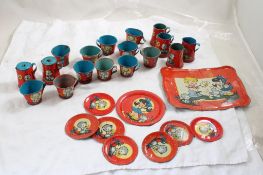 Ohio Art Tin Litho Child's Tea Party Set
