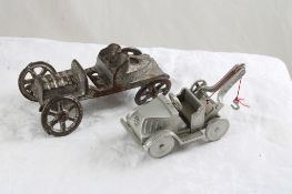 Cast Hot Rod & Pewter Big Hall Tow Truck