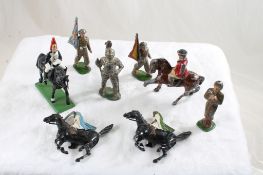 8 Assorted Lead Soldiers 3 Are Britains