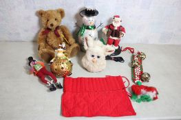 Animated Santa, Cabela's Bear NWT, & Other X-Mas