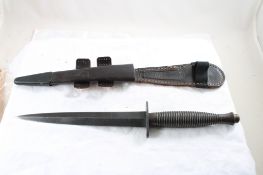 Fairbairn Sykes Fighting Knife England w/Sheath