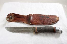 Western Fixed Blade Knife 246-5 w/Sheath