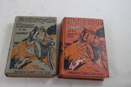 2 H/C Motorcycle Chums Books Andrew C Lincoln
