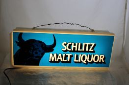 1977 Schlitz Malt Liquor Lighted Sign WORKS