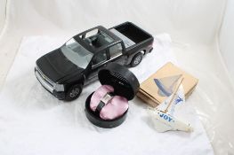 Barbie Watch, Ertl Silverado, Artwood Toy Sailboat