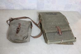 1938 Polish Army Canvas Bag & Military Satchel