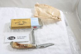 CASE XX USA TB 62110SS Saddle Horn Pocket Knife