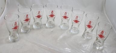 8 Grain Belt Beer Pilsner Glasses