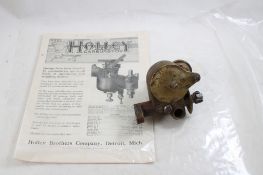 Model T Auto Holley Carburetor Patent Year 1915
