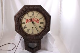 Coca Cola Advertising Clock Working 18