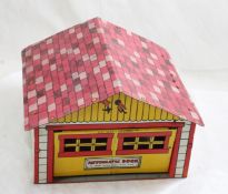 Marx Tin Litho Automatic Door Garage