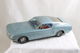 1967 Bandai Ford Mustang Tin Friction Working 13