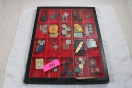 Riker Box with Small Collectibles