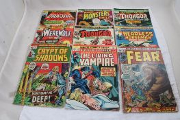 9 Marvel Comic Books 20-25 Cent