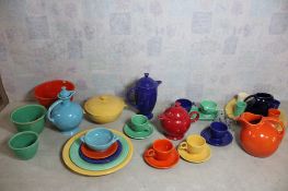 Large Lot Mid-Century Fiesta ware Pieces