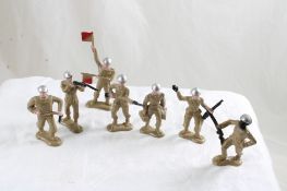 7 Bergen Toy & Novelty Company Soldiers