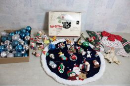 Christmas Ornaments, Tree Skirt & Wall Hanging