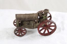 Arcade Cast Iron Tractor with Farmer Driver