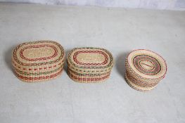 Native American Woven Baskets, Antique Ornaments