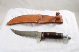 Western Fixed Blade Knife w/Sheath