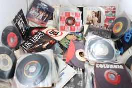 120+ 45 RPM Records Many with Sleeves