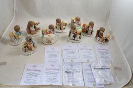 9 Precious Moments Granddaughter Figurines