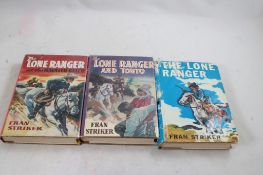 3 Lone Ranger H/C Books with Dust Jackets