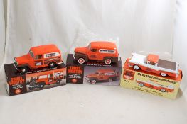 3 Trust Worthy Diecast Banks NIB with Keys