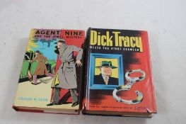 Dick Tracy & Agent Nine H/C Books w/Dust Jackets