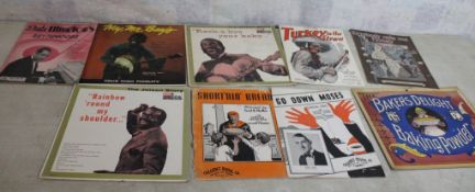 Black Americana LP's, Baking Powder Sign & More