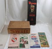 2 Antique Advertising Boxes, 4 Signal & Gas Maps